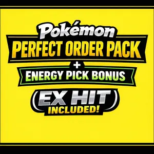 Pokémon Perfect Order Pack + Energy Pick Bonus (EX Hit Included) *LIVE ONLY*