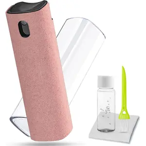 Touchscreen Mist Cleaner Spray,   Screen Cleaner for TV, Laptop, Tablet, PC, Computer  LCD Flat Screens, Eyeglasses - Pink