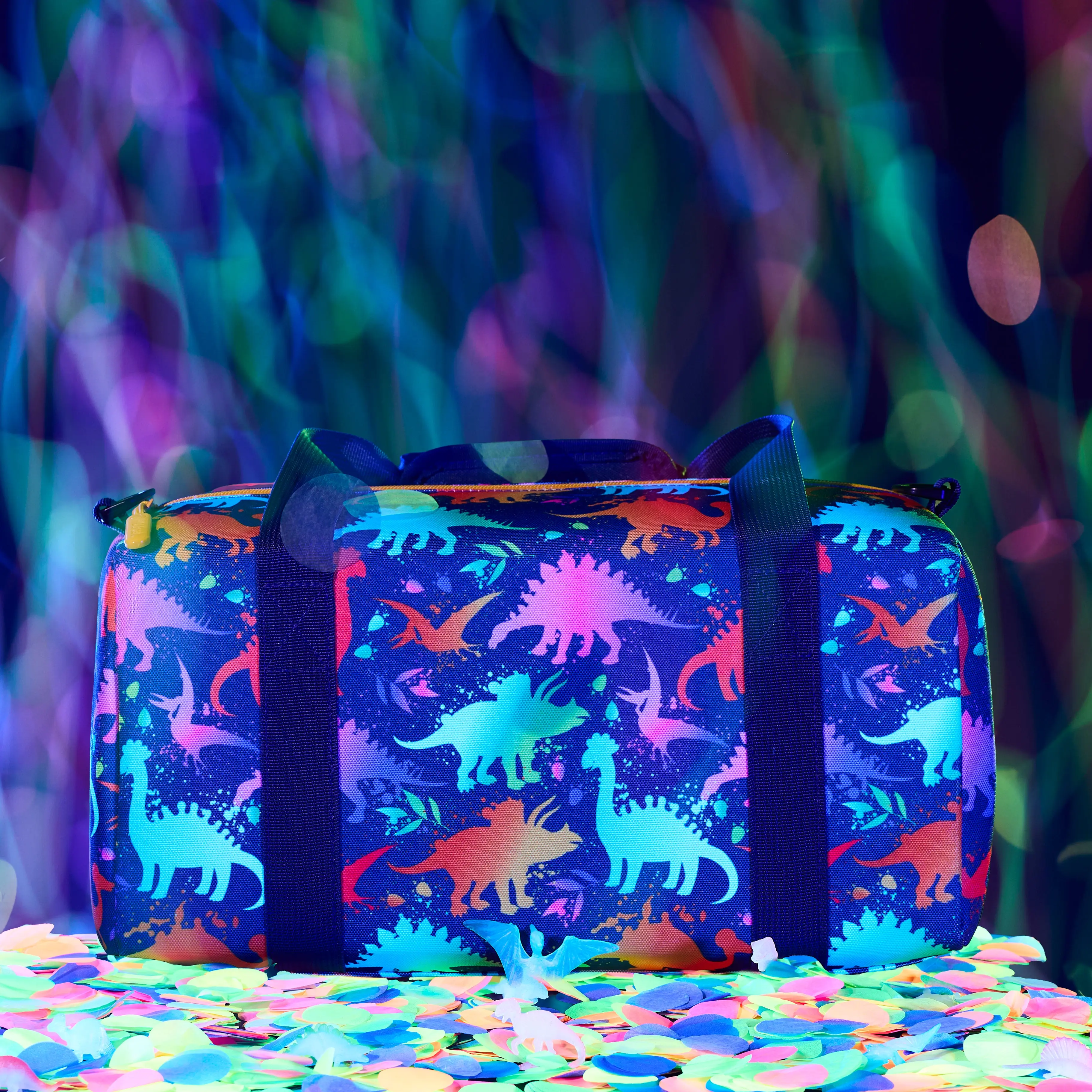 11L Active Duffle Mini Neon Dino