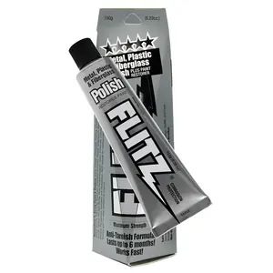 Flitz Paste Metal Polish also for Fiberglass, Plastic & Paint