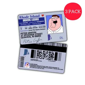 Peter Griffin Driver's License from Family Guy (3 Pack)