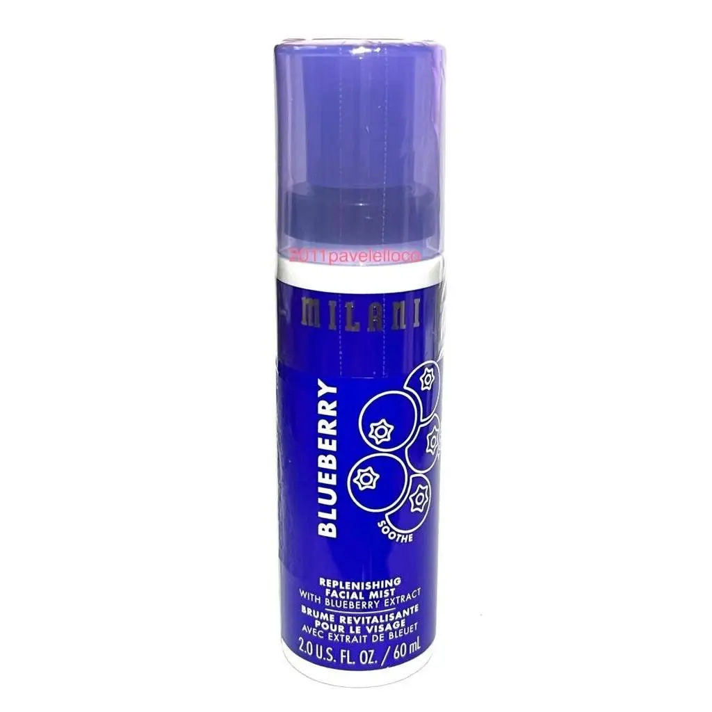 Milani BLUEBERRY Replenishing Facial Mist, Moisturizer Skincare Skin Repair Comfort Moisture Hydrate