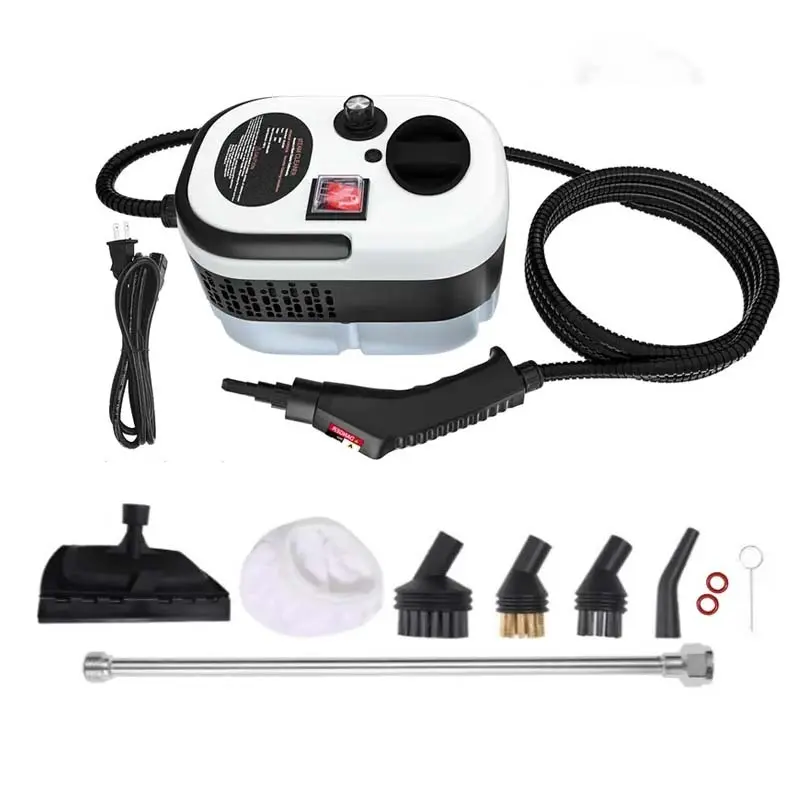 Portable Handheld Steam Cleaner with 10 Accessories, Adjustable Steam Settings, Fast Heat-Up Steamer, Efficiently Remove Stains & Grease, Multi-Purpose Deep Cleaning Tool for Kitchen, Bathroom, Tile, Home and Car