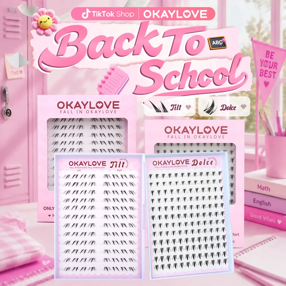OKAYLOVE Bottom Lash Clusters Invisible Band Lower Lash Clusters DIY Lash Extension Fairy Bottom Eyelash Clusters Natural Lower Individual Lashes Dolce|Tilt DealsForYouDays