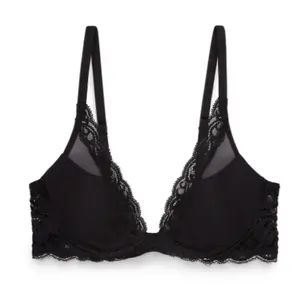 NATORI FEATHERS BRA IN BLACK