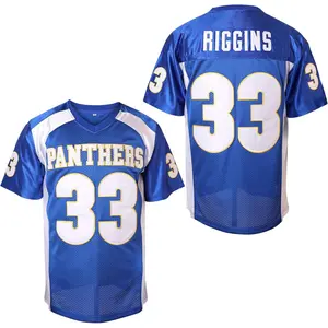 Tim Riggins Jersey 33 Friday Night Lights High School Football Jersey for Men Stitched Blue S-3XL