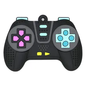 Silicone Game Controller Shaped Teether, Baby Soothing Teether, Sensory Teether, Teething Relief Toy for Newborns, Daily Play Toy for Boys and Girls