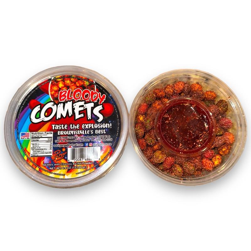 Bloody Comets-Skittles Enchilados Candy