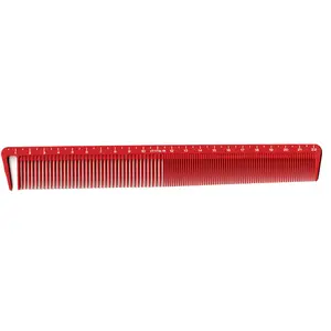 Vincent Ceramic Hook Cutting Comb 8 1/2" Red #VT1716-1R