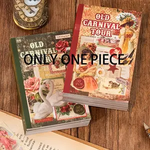 Vintage Tour Stickers Set, Sticker Sheets, Sticker Collage Pack, DIY Decorative Stickers, 30 Retro Decals for Nostalgia, Perfect for Journaling, Scrapbooking & Decoration, Captivate Your Memories