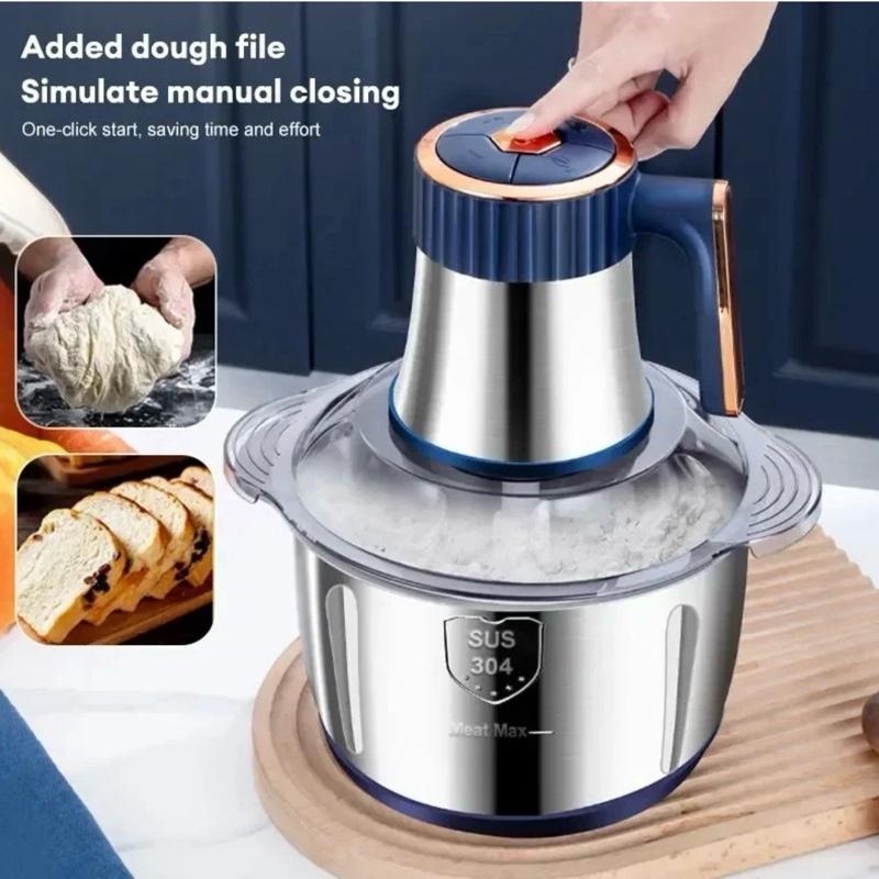 5L Electric Meat Grinders 304 Stainless Steel Food Crusher Vegetable Slicer SUS304 Meat Max