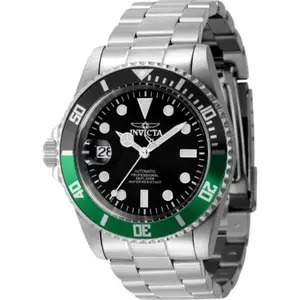 Invicta Men's 43975 Pro Diver Automatic 3 Hand Black Dial Watch