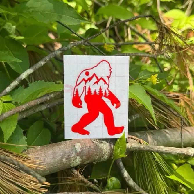 Sasquatch Car Stickers - Self-Adhesive, Easy-Apply, Water-Resistant, Long-Wearing Vinyl, Multi-Size, High-Quality Crisp Cut Lines, Wide Color Options - For Cars, Tumblers - Ideal Outdoor Birthday Gift for Sasquatch Enthusiasts
