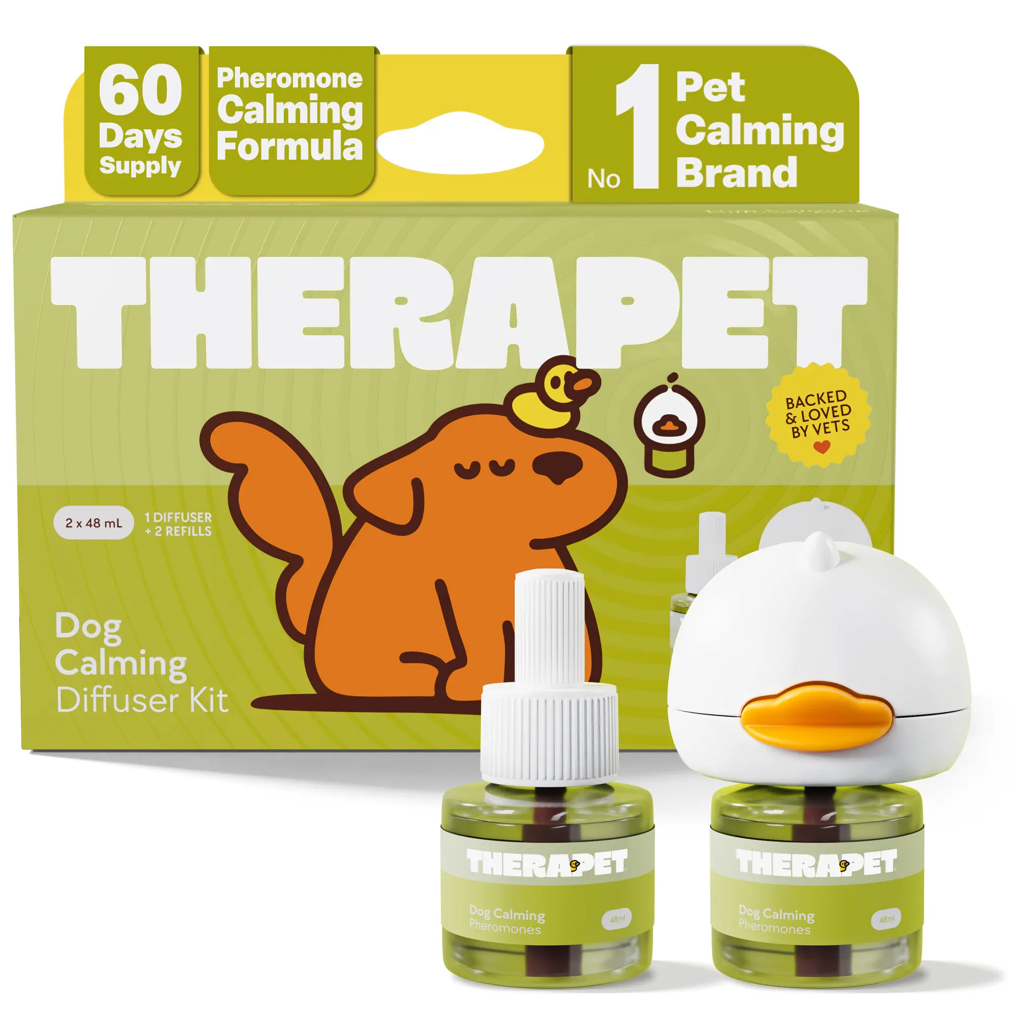 TherapetMD 60-Day Dog Calming Diffuser - Helps with Stress