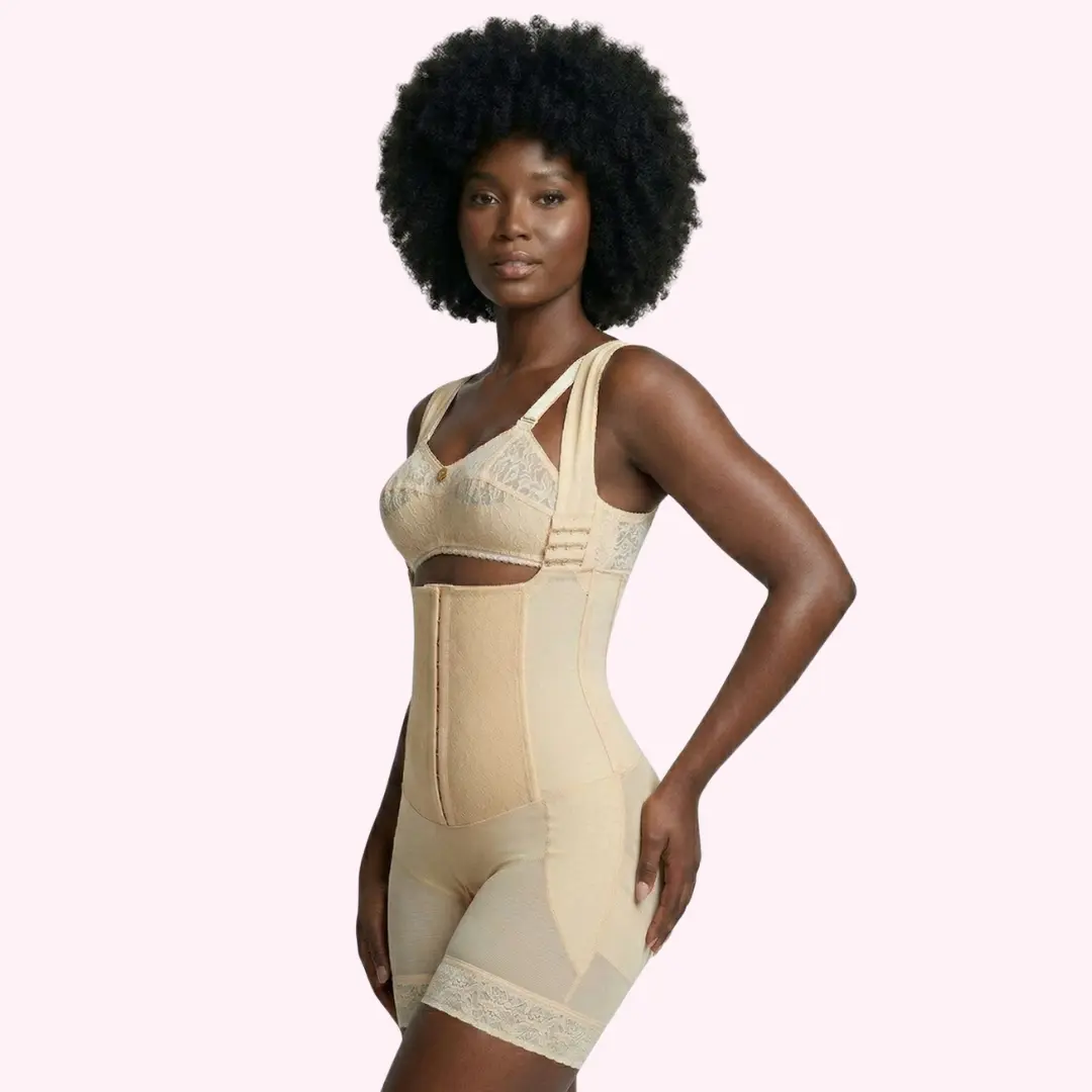 Body Magic Womenswear Full Body Shaper | Adjustable Strap Bodysuit Breathable Stretchable Fabric Everyday Tummy Control Waist Shaping Thigh Slimming Seamless Shapewear