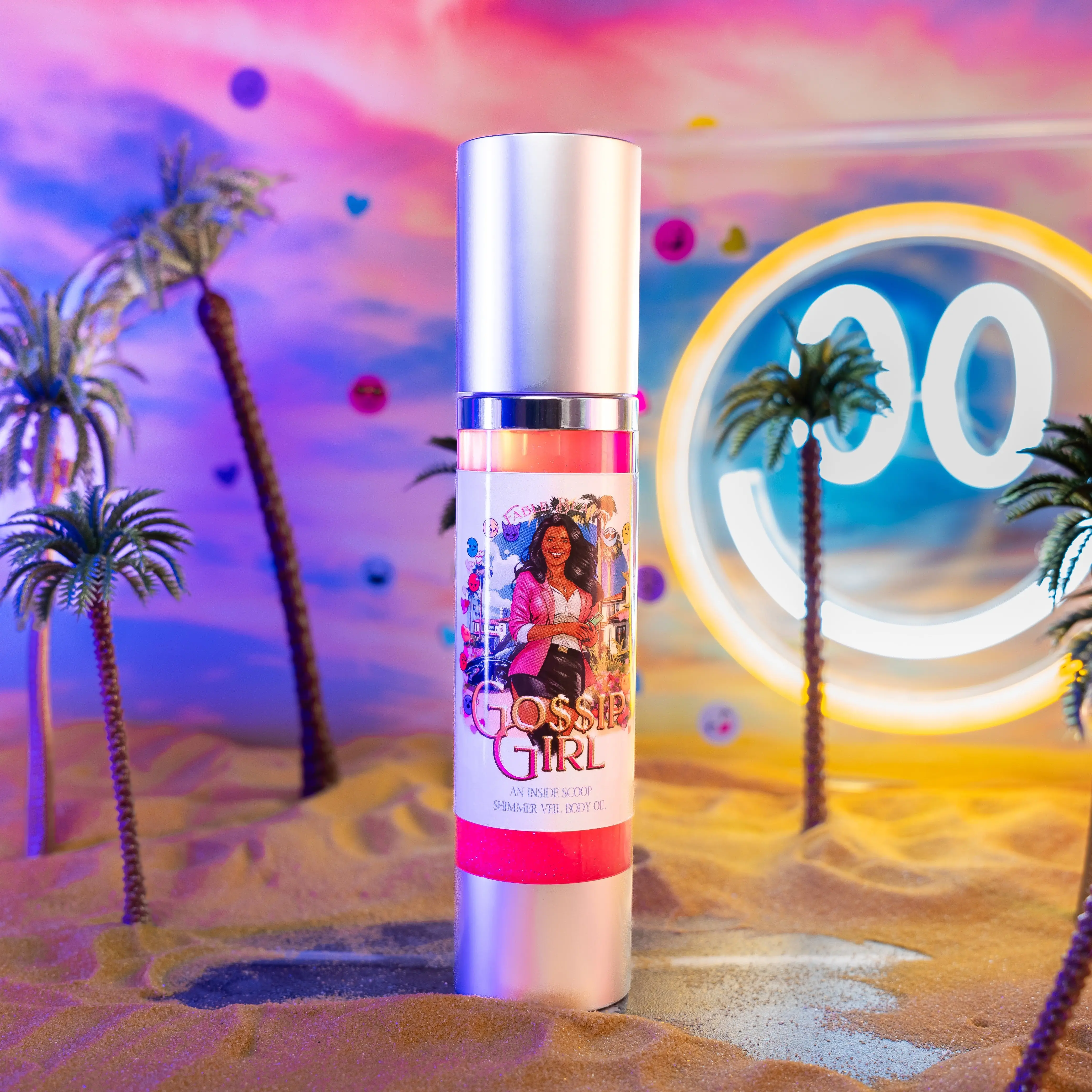 Fable Beauty - Shimmer Veil Body Oil - Skin Hydration + Nourishing Radiant Glow - Long Lasting Non-Greasy Finish