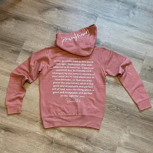 Think Cute [TRANSFORMED] Zip Up Hoodie Romans 12:2