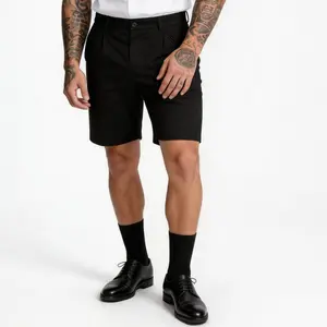 Casual Tailored Shorts – Comfortable Fabric, Versatile for Office & Outings
