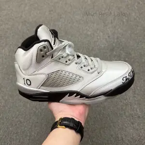 Glossy cream pearlescent leather high cut casual sneakers, hollow breathable mesh side panel, sturdy black shock-absorbing outsole, versatile neutral street sports footwear for daily city matching