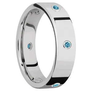 Palladium Silver + Polish Finish