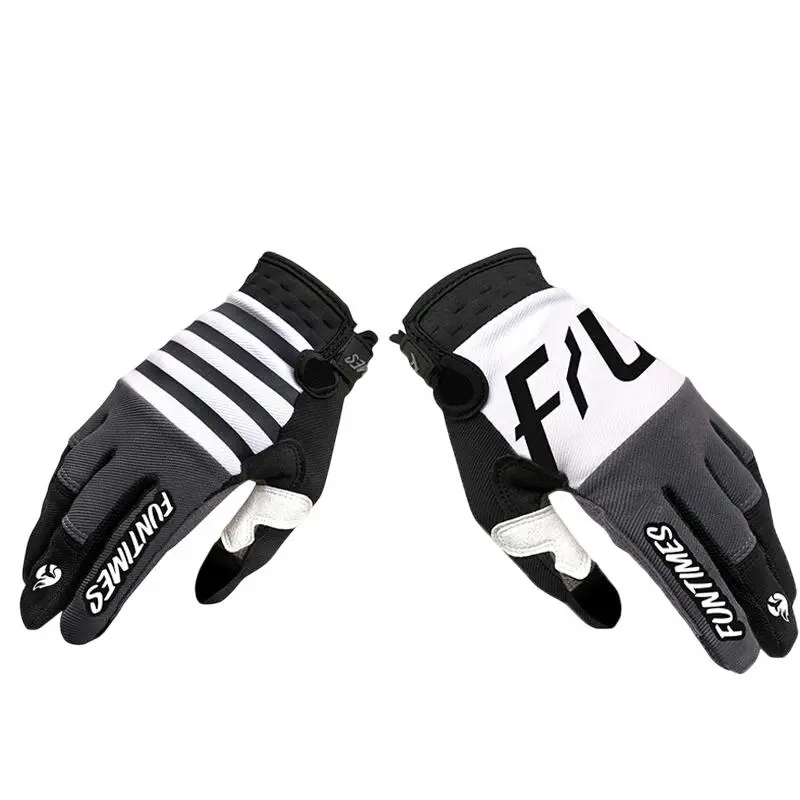 Motocross & Mountain Bike Gloves - Full Finger Riding Gear for MX, BMX, and Cycling, Comfortable & Durable Protection with Unique Design