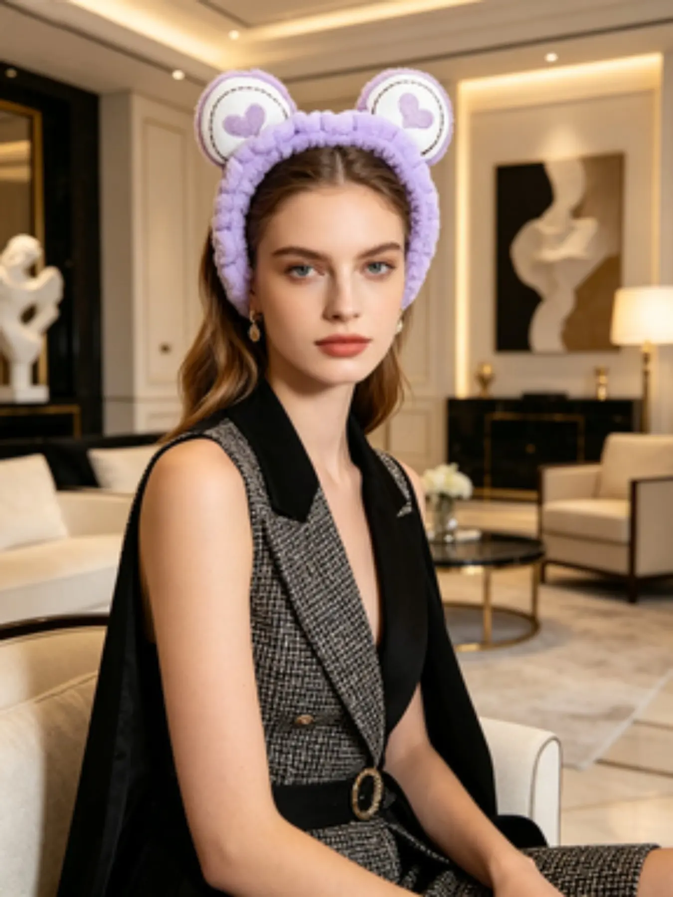 American-Style Frog Headband, Influencer Favorite, Essential for Face Washing, Makeup Application, Face Mask Use, Casual Style