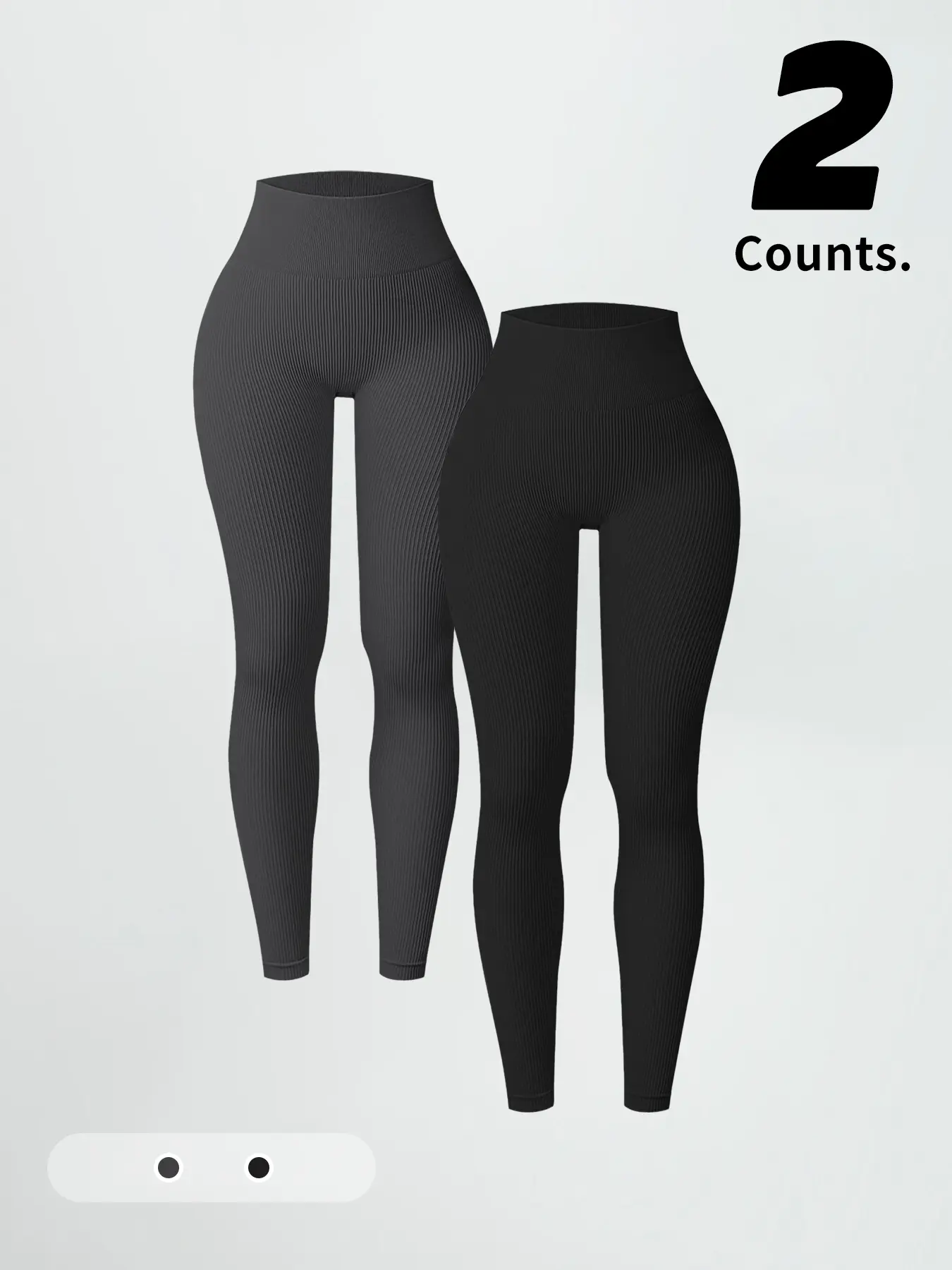 Women's High-Waisted Ribbed Yoga Pants, Tight-Fitting Plain Fabric, Fall Season Sportswear, No Visible Seam Design, Kardashian Style Women's High-Waisted Ribbed Yoga Pants, Tight-Fitting Plain Fabric, Fall Season Sportswear, No Visible Seam Design, Kardashian Style