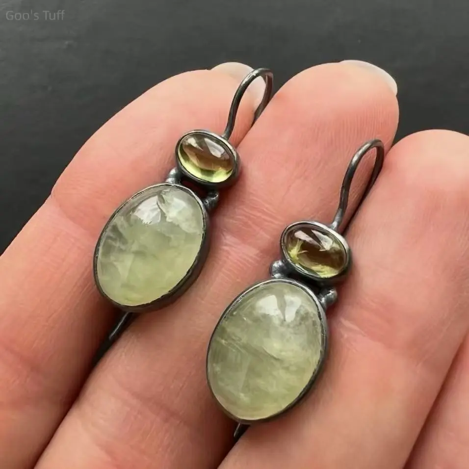 Creative Imitation Jade Dangle Drop Earrings for Women, Lightweight Accessory for Daily Use, Party Wear & Holiday Gifts, Creative Look, Female