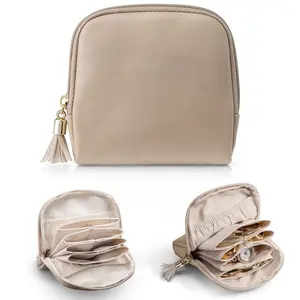 Mini Zipper Bag for Women Multiple Use Small Wallet fashionable small pu leather wallet