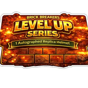 LEVEL UP BRICK BREAKER SERIES FULL SIZE SIGNED REP HELMET - PYT - OR SPORTS TRADING CARD