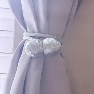 Magnetic Curtain Tieback, 2 Counts Modern & Simple Curtain Tiebacks, Window Curtain Tieback, Home Decor for Living Room & Bedroom, Window Decoration Supplies