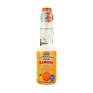 Shirakiku Japanese Sanukiya Orange Ramune Soda 200ml - Classic Japanese Marble Soda Drink Shirakiku Japanese Sanukiya Orange Ramune Soda 200ml - Classic Japanese Marble Soda Drink