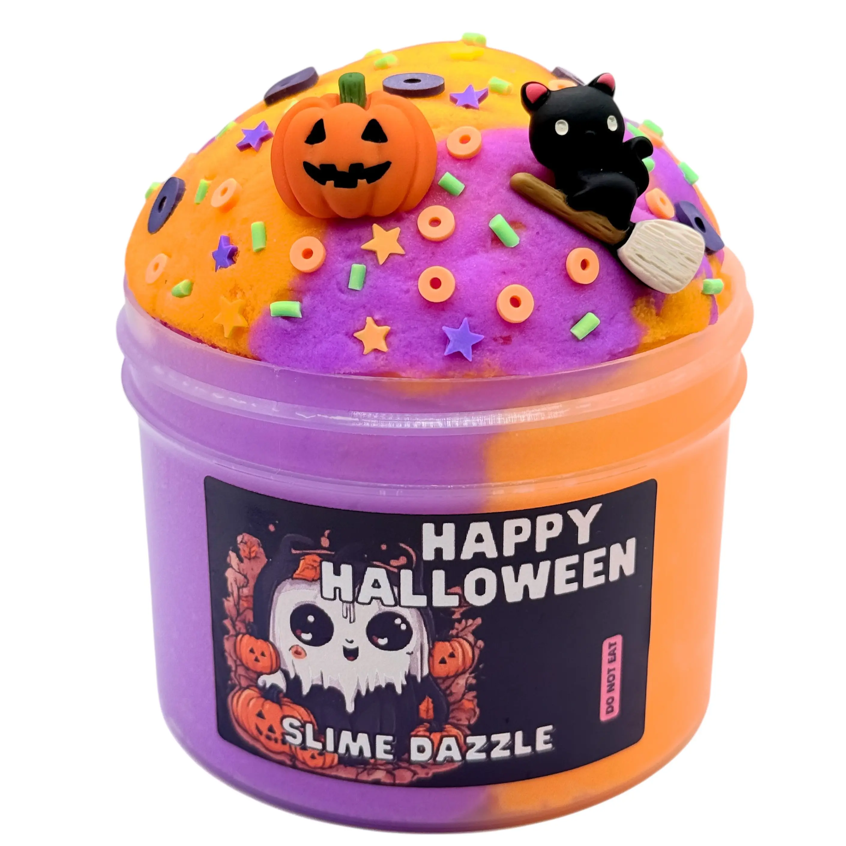 Slime Happy Halloween Cloud Slime Non sticky 8 FL OZ Slime Happy Halloween Cloud Slime Non sticky 8 FL OZ