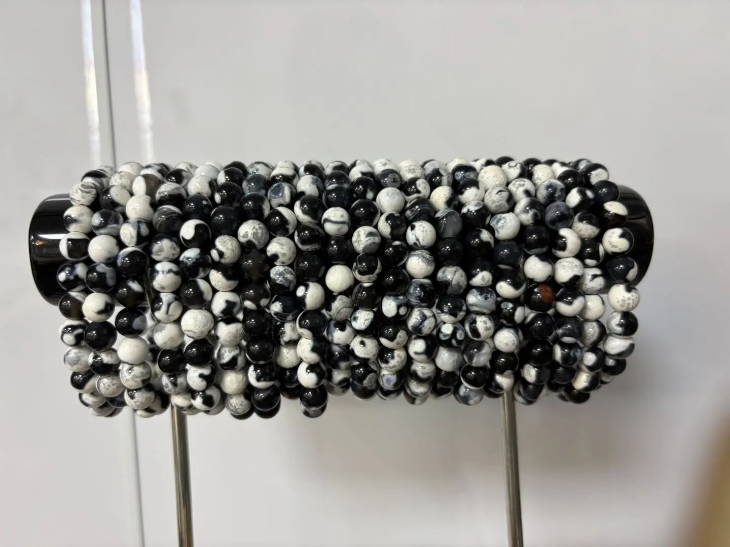 Chen(8411)gc.Orca agate bracelets ,8mm bracelets $30 for 20pc