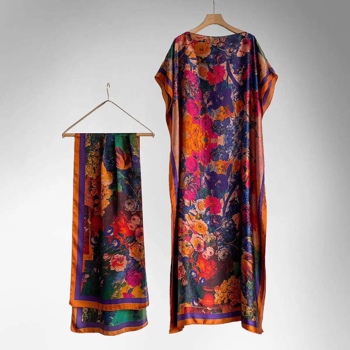 62  Oil Painting Purple Blue