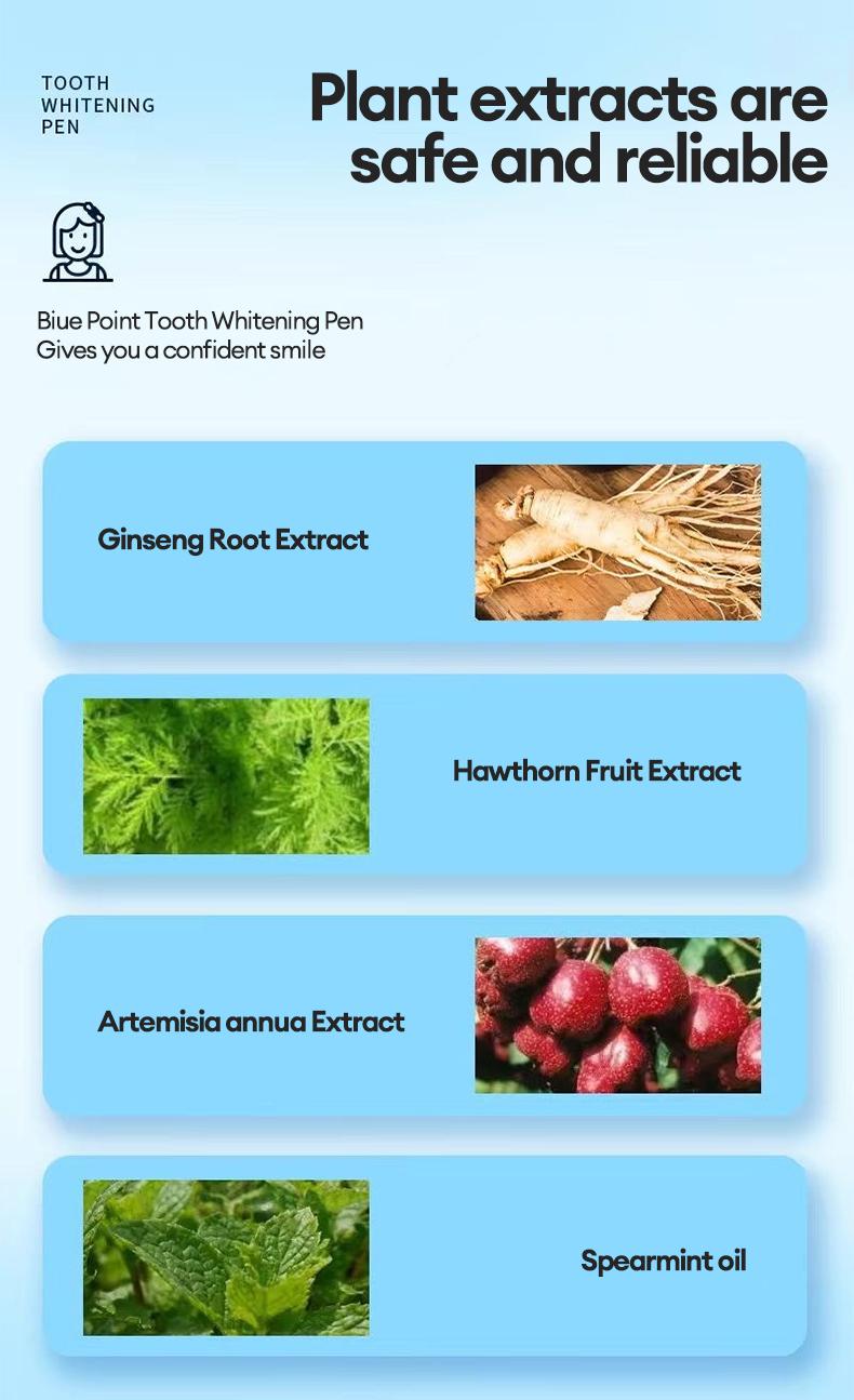 Teeth Whitening Pen, Plant-Based Formula for Fast, Effective Yellow Teeth Improvement,Gentle, Sensitivity-Free Stain Remover for Brighter Teeth,Breath Improvement