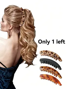 Banana Clip Vertical Hair Claw, Elegant High Ponytail Holder, Back-Of-Head Hair Accessory, Stylish Hair Clip for Women