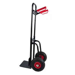 Twister.ckHand Truck Dolly 2 Wheel Dolly Cart And 4 Wheel Push Cart With Swivel Wheels 330 LBS Capacity Heavy-Duty Luggage Trolley Cart For Moving Warehouse Garden Grocery