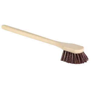 212 MAIN 20-In Extra Length Utility Scrub Brush - Bathroom Cleaning Tool, DQB Industries 11682 Replacement for Hard-to-Reach Areas, Household Cleaning Supply, Home Cleaning Tool