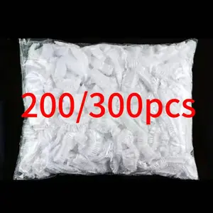 200/300 Pcs Disposable Food Storage Bags, Thick Transparent Pe Material, Auto Seal, Dustproof, Odor-Resistant, Kitchen & Restaurant Use