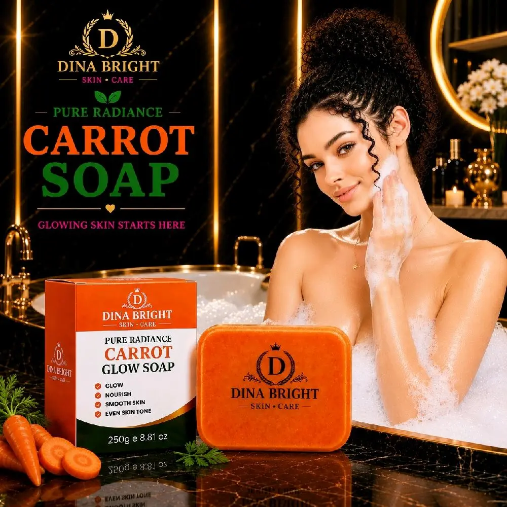 PURE RADIANCE CARROT BRIGHTENING SOAP.