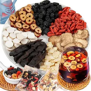 【Buy One, Get One Free】Turmeric Kidney Tea Formula Organic Ginseng Six Treasures for Men & Women Health-Promoting Herbal Blend with Antioxidants Vitamins & Minerals for Kidney Cleanse Energy Boost & Digestive Aid