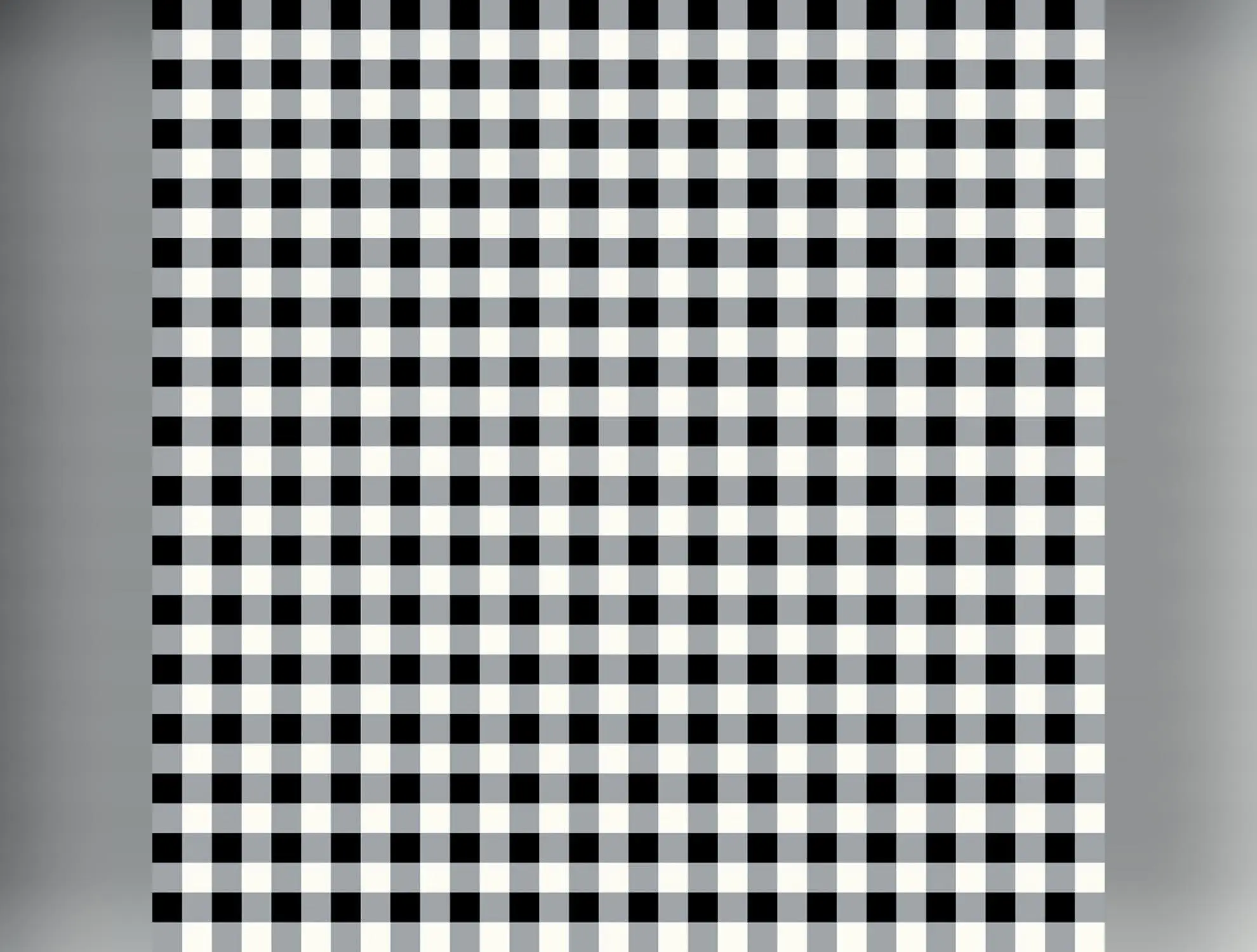 Gingham Weaves | 1/4" Gingham Check - Black | Yarn-Dyed Cotton