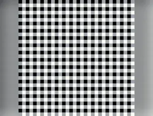 Gingham Weaves | 1/4" Gingham Check - Black | Yarn-Dyed Cotton