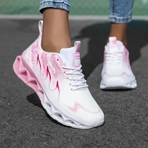 2025 new male and female couples shock-absorbing and rebound sneakers - breathable EVA/MD sole, lightweight low-top lace-up casual shoes, striped design is suitable for four-season commuting and sports