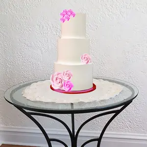 Wedding Cake Skirt/Table Runner Upcycled from Wedding Gown