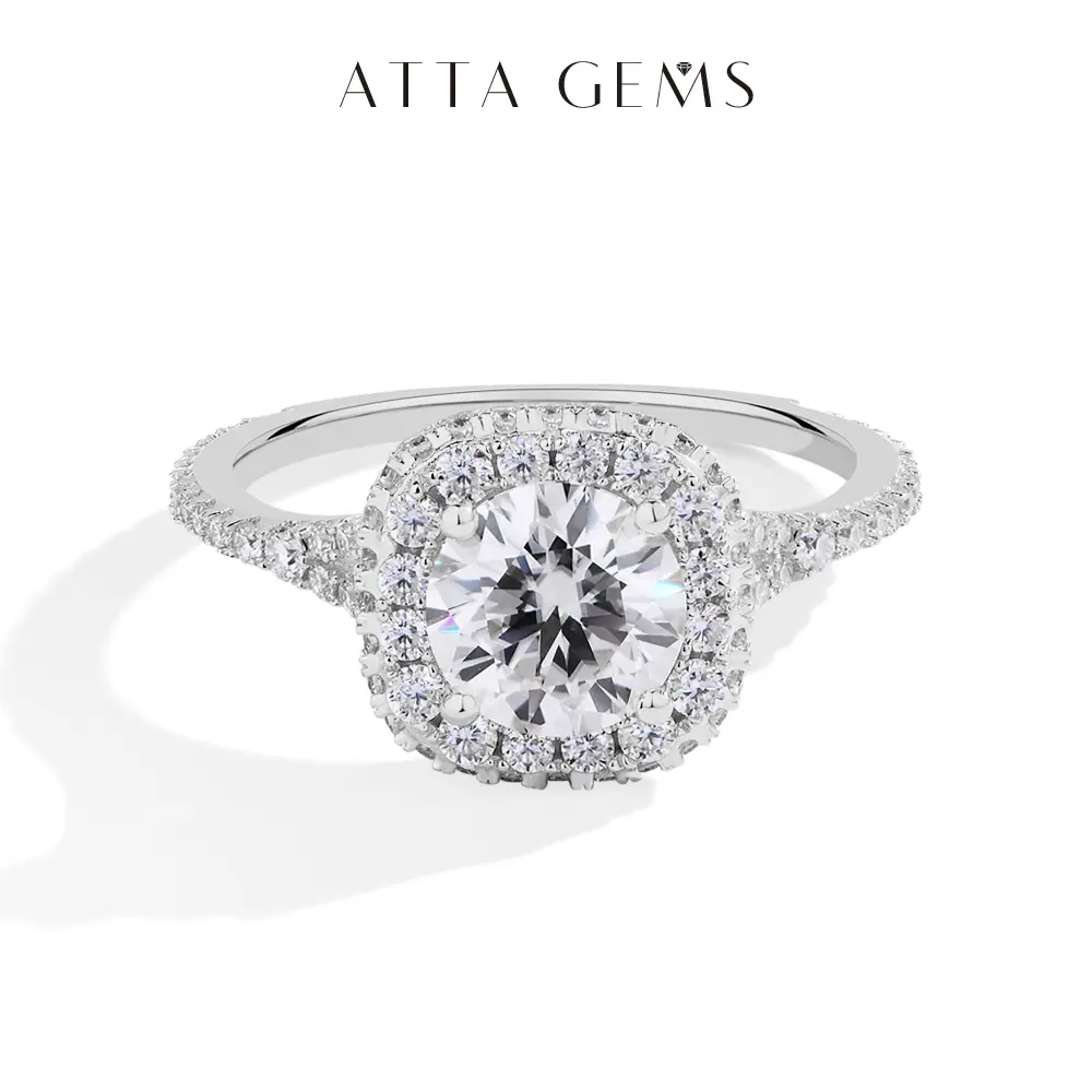 Women's 1.2CT Brilliant Cut Synthetic Moissanite Solitaire Ring - Elegant Glittering Engagement Ring, Multi-Size Beautiful Sparkling Artificial Gemstone Band for Daily Wear, Jewelry R182 summerwins, Beautiful Rings, Elegant Glittering Ring