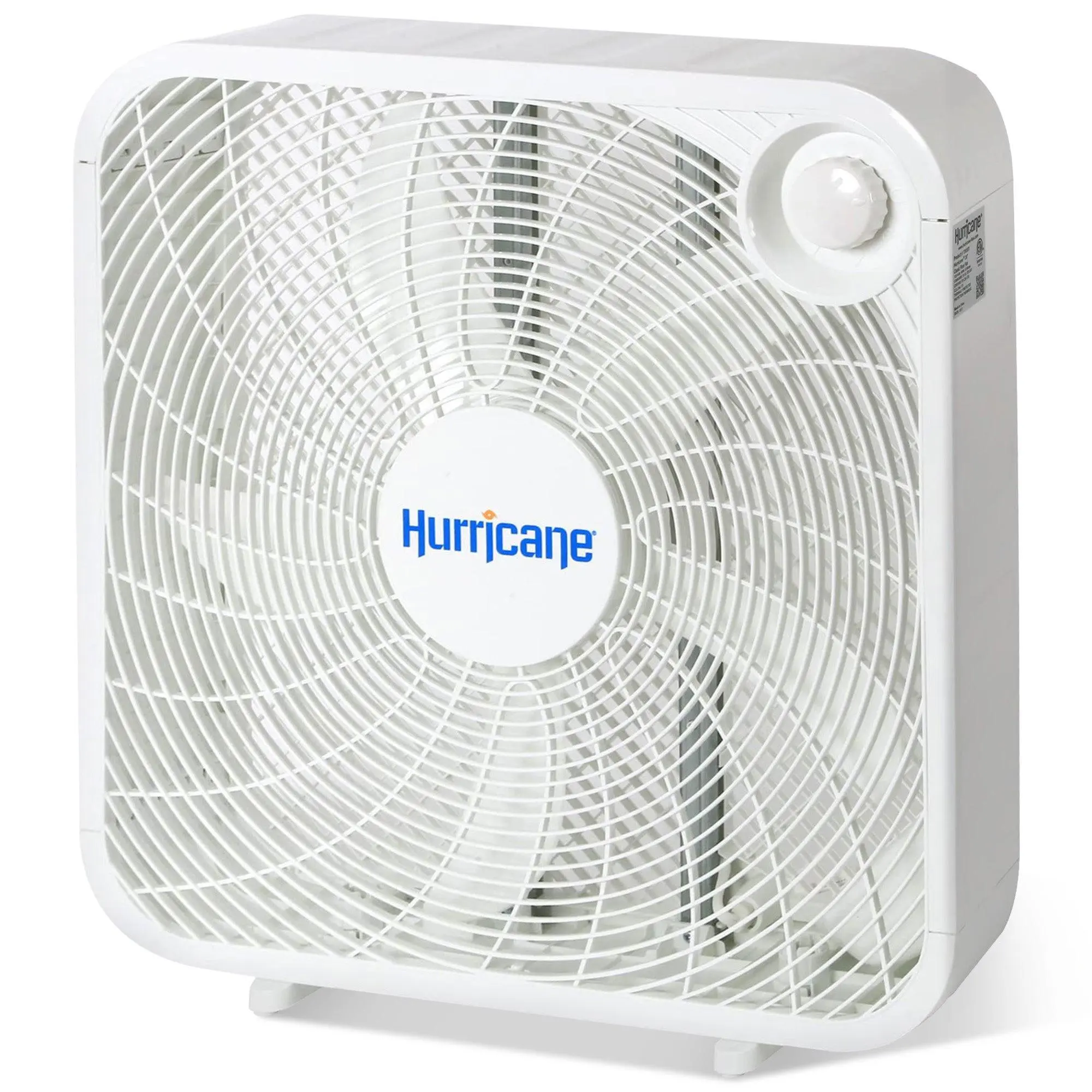 Hurricane 20 Inch Classic Series Floor Box Fan with 3 Efficient Speed Settings Hurricane 20 Inch Classic Series Floor Box Fan with 3 Efficient Speed Settings