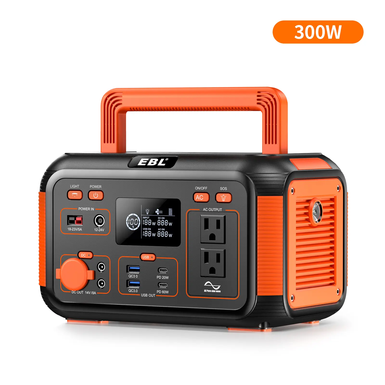 300W Power Station（orange）