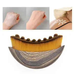 Ergonomic Facial Lymphatic Contour Brush Jawline Chin Sculpting Massager Relieve Fatigue Lymphatic Drainage Daily Skin Care Beauty Tool-MM1